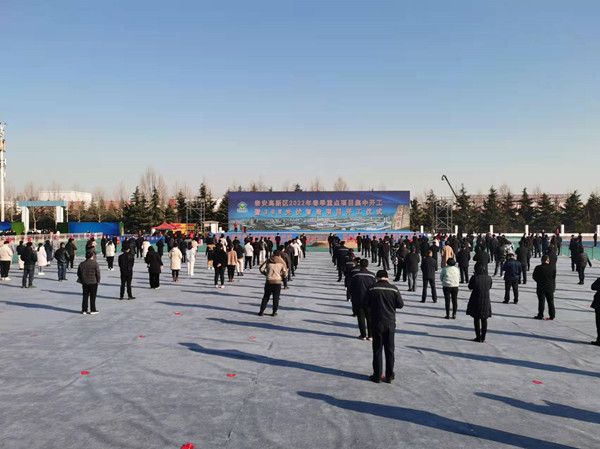 英大電力裝備有限公司應(yīng)邀參加 泰安高新區(qū)2022年春季重點(diǎn)項(xiàng)目集中開工 暨年產(chǎn)3GW太陽能光伏智造項(xiàng)目開工儀式